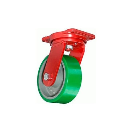Hamilton Casters Hamilton Extra HD Forged Rigid 10 x 3 Plastex Roller 2900 Lb. Caster R-EHD-13PH